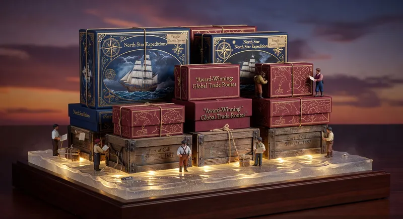 award packaging diorama